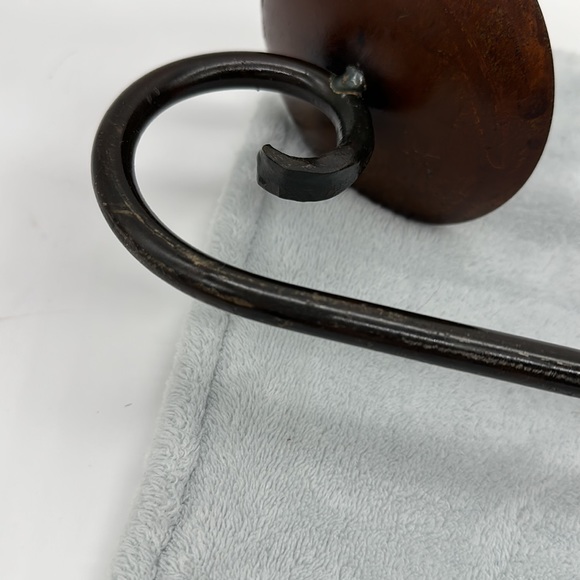 Wrought Iron Scroll Triple Pillar Candle Table-top Feature/Holder - Picture 14 of 15